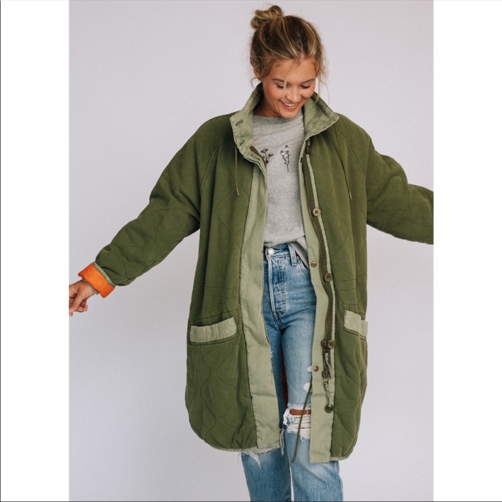 Free People Puffed Out Reversible Dolman Jacket - Picture 4 of 16